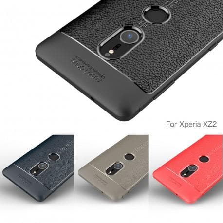 Xperia XZ2 stød- og stødabsorberende cover LeatherBack