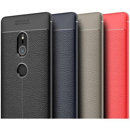 Xperia XZ2 stød- og stødabsorberende cover LeatherBack