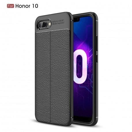 Honor 10 iskunkestävä ja iskuja vaimentava nahkaselkä