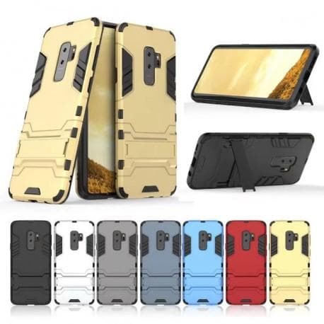 Samsung S9 Plus iskunkestävä suojus Kickstand ThinArmorilla