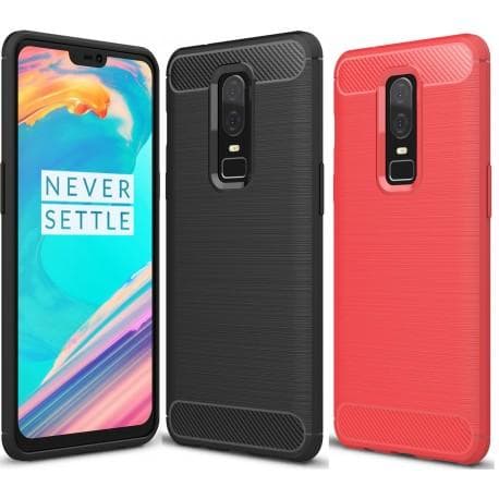 OnePlus 6 Stöttåligt Stötdämpande Skal SlimCarbon