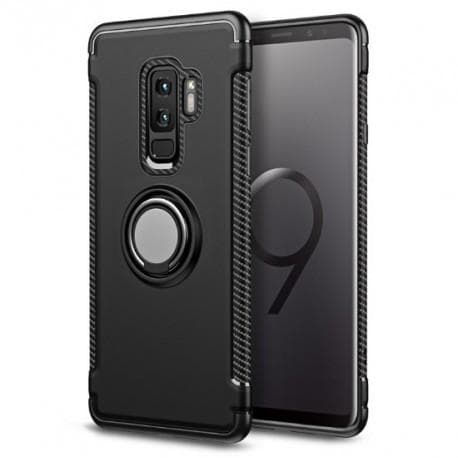 Samsung S9 Praktisk stødsikkert cover med ringholder V2