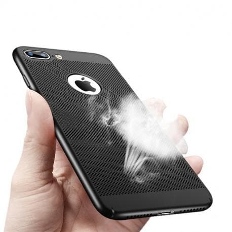 iPhone 7 Plus stødabsorberende ultratyndt gummibelagt etui Breeze