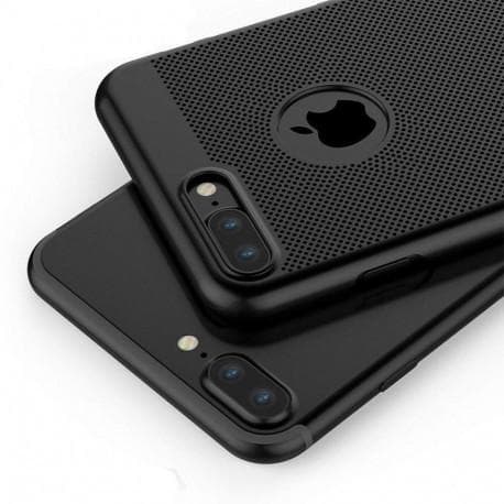 iPhone 7 Plus stødabsorberende ultratyndt gummibelagt etui Breeze