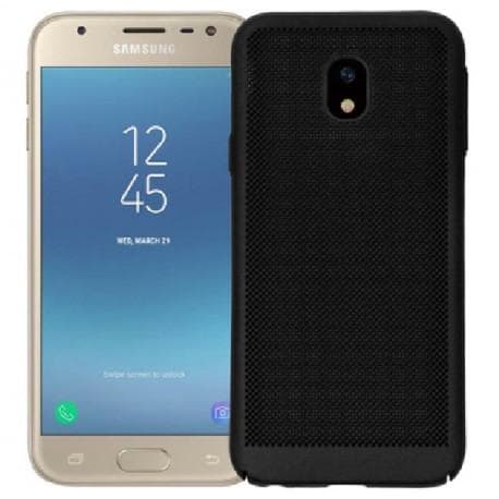 Samsung J3 2017 stødabsorberende ultratyndt gummibelagt cover Breeze