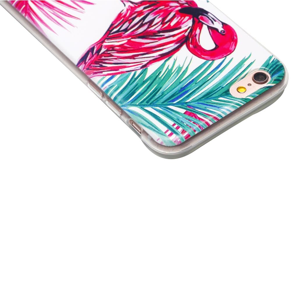 Skyddsskal PALM FLAMINGO för iPhone 6/6S Plus