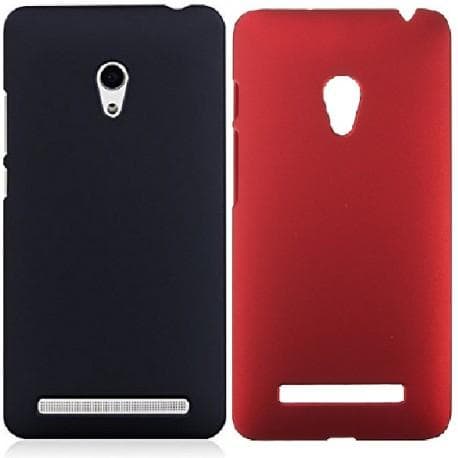 Zenfone 5Z & 5 Ultra tynd gummibelagt mat sort cover