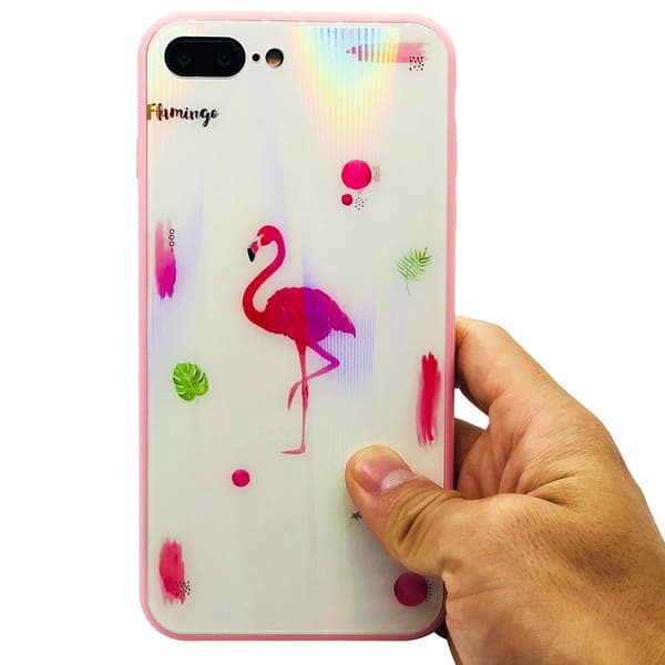 Flamingo Skyddskal från JENSEN  till iPhone 8 Plus