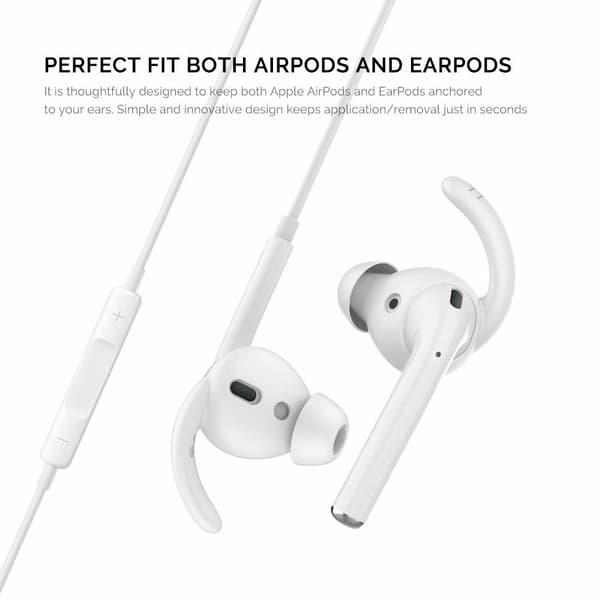 C4U Earhooks In-ear för AirPods 2 Earhooks / Earbuds silikon kit