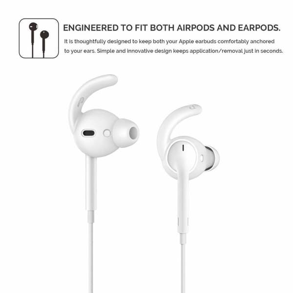 C4U Earhooks In-ear för AirPods 2 Earhooks / Earbuds silikon kit