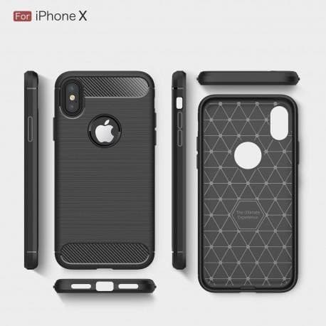 iPhone XS Max Støtsikker Støtdemperdeksel SlimCarbon