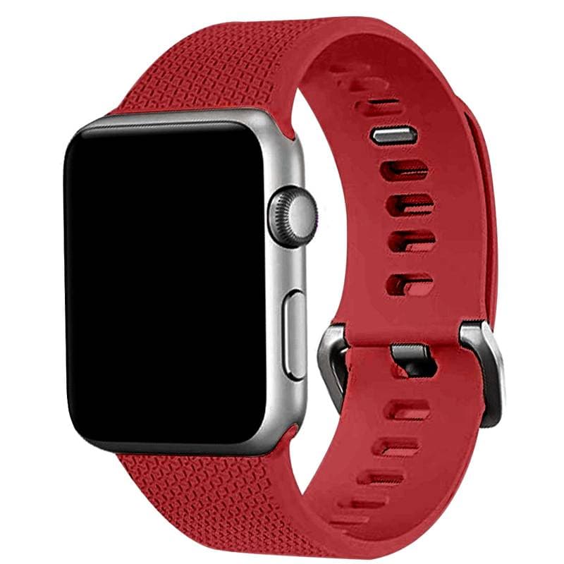 Apple Watch 38mm silikone armbånd rød