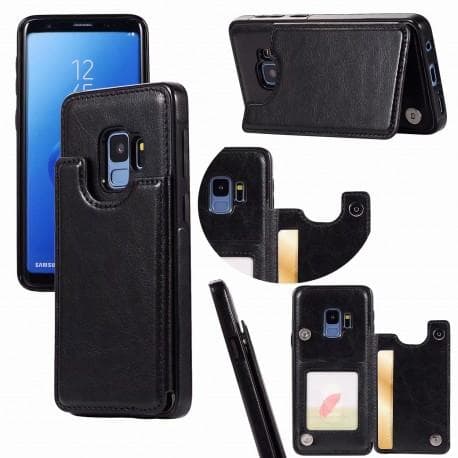 Samsung S9 Shockproof Cover Card Holder 2-SLOT Flippr