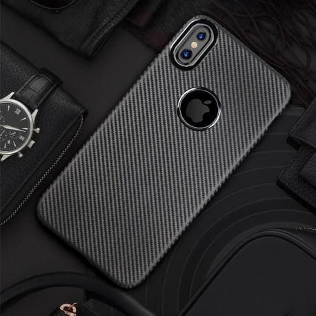 iPhone X stødsikkert cover FullCarbon V2