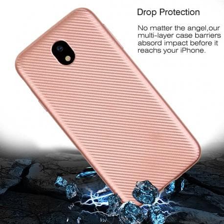 Samsung J5 2017 stødsikkert cover FullCarbon V2