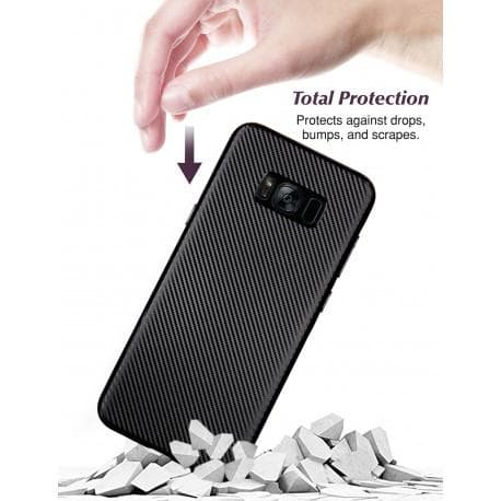 Samsung Galaxy S8 Plus stødsikkert cover FullCarbon V2