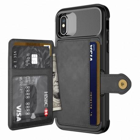 iPhone XS Max Iskunkestävä Premium Cover 4-TACK Solid V3