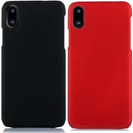 iPhone XR Ultra-tynd gummibelagt mat sort cover