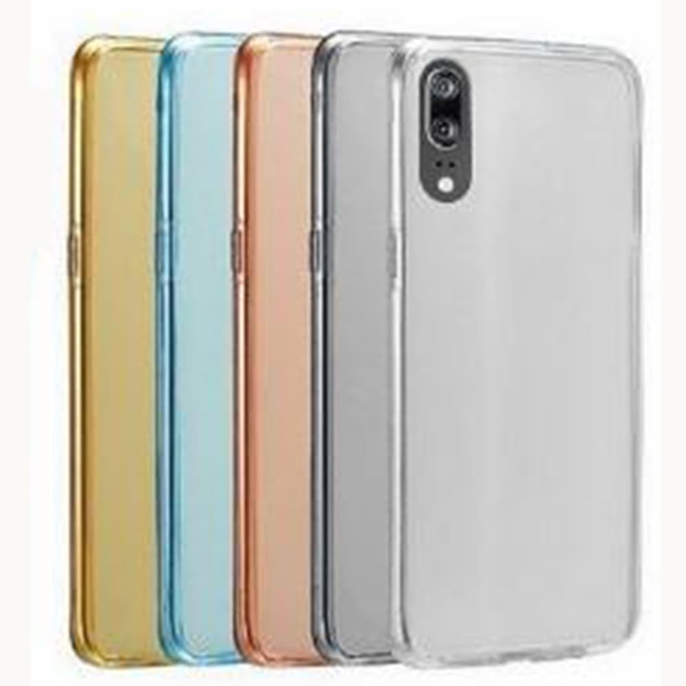 Huawei P20 Dubbelsidigt silikonfodral med TOUCHFUNKTION