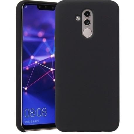 Huawei Mate 20 Lite gummibelagt mat sort silikonecover