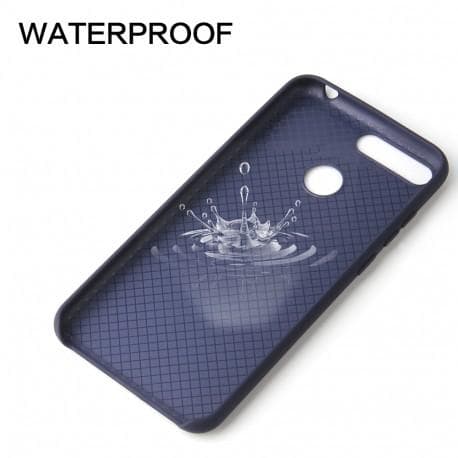 Huawei Y6 2018 gummibelagt mat sort silikonecover