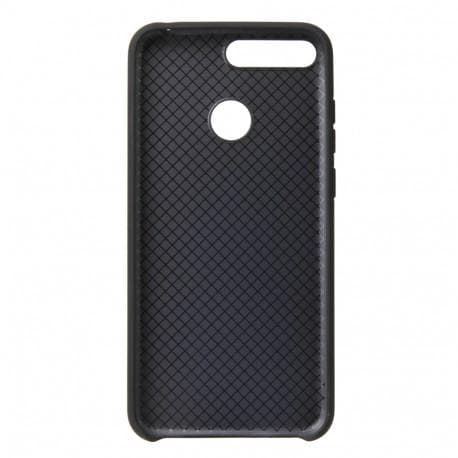 Huawei Y6 2018 gummibelagt mat sort silikonecover