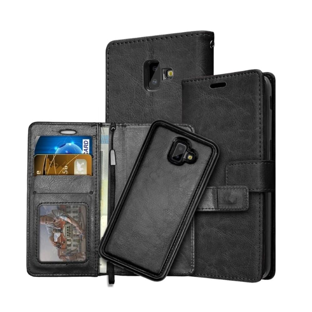 Samsung Galaxy J6+ tegnebogsfodral / Magnetskal Tegnebog C4U®