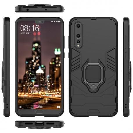 Huawei P20 Pro iskunkestävä kotelo ThinArmor®-rengaspidikkeellä