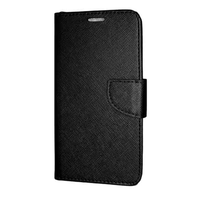 Samsung Galaxy S10E Plånboksfodral Fancy Case + Handrem Svart