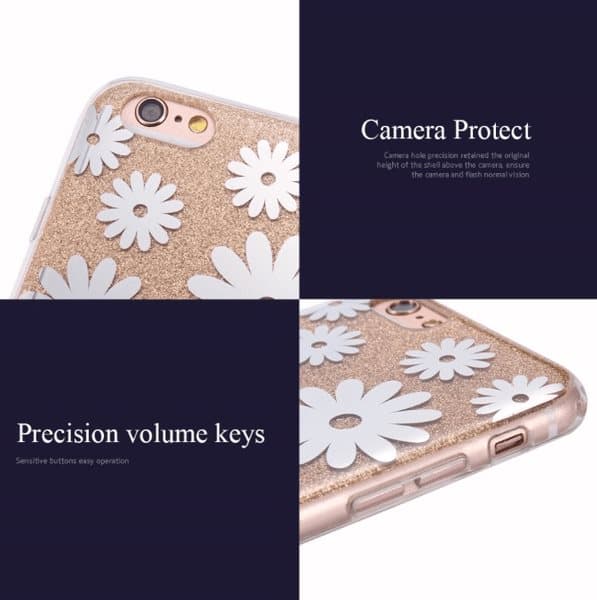 iPhone 6/6S Stilrent Crystalflower-skal REA!