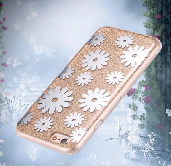 iPhone 6/6S Stilrent Crystalflower-skal REA!