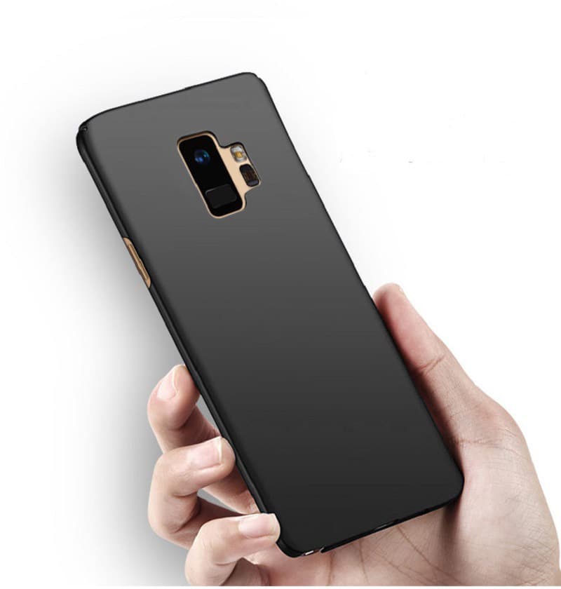 Mattsvart stilrent skal till Samsung Galaxy S9