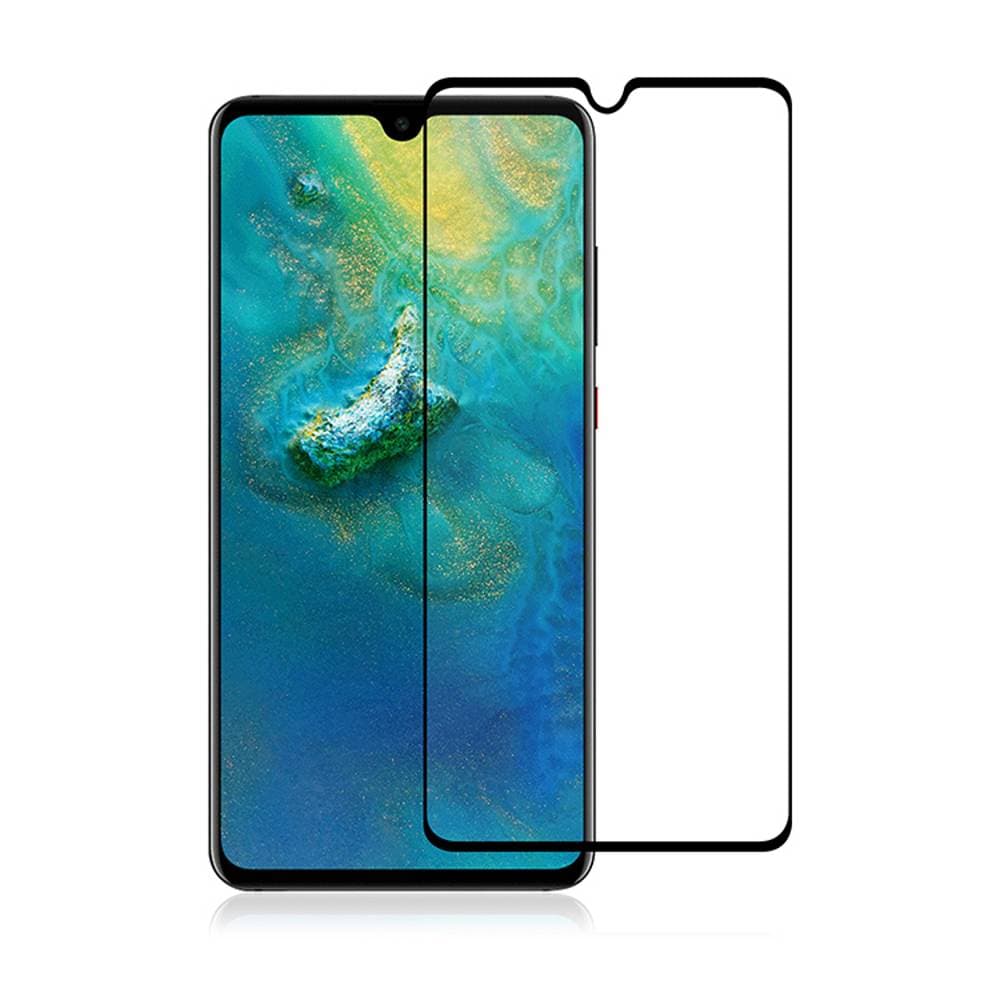 Fuldt hærdet hærdet glas Huawei P30 Lite skærmbeskytter sort