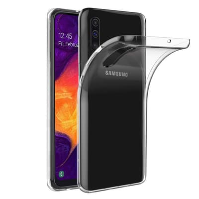 Samsung Galaxy A70 Suojakuori Soft TPU Case Ultra Slim Cover Transparent