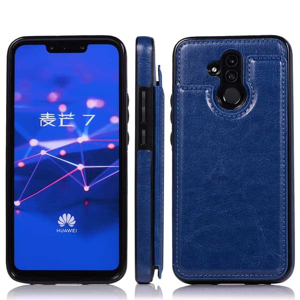 Huawei Mate 20 Lite - St�td�mpande Robust Skal med Kortfack