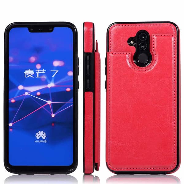 Huawei Mate 20 Lite - St�td�mpande Robust Skal med Kortfack