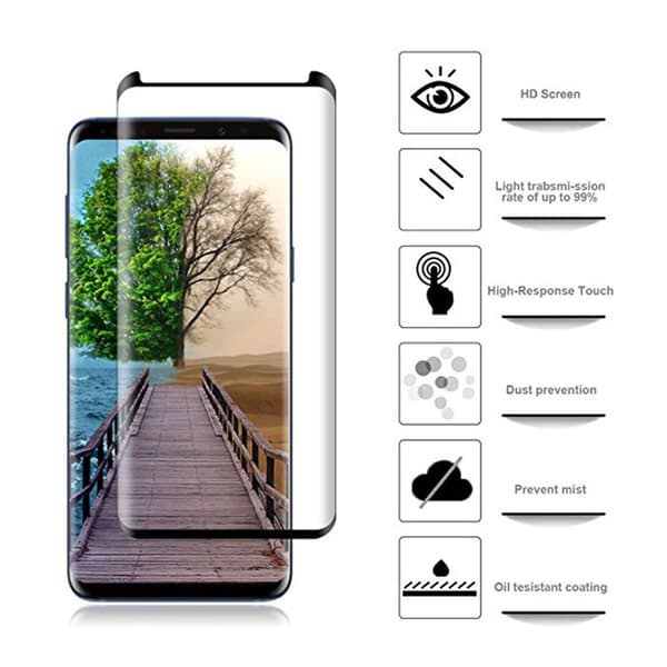 CASE-Friendly HD-Clear 3-PACK Galaxy S8 Plus Skärmskydd