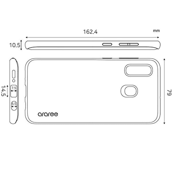 Smart Stöttåligt Silikonskal - Samsung Galaxy A40