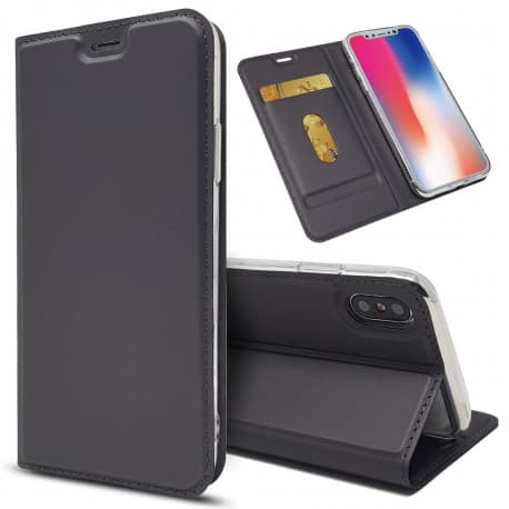 iPhone XS Max Flip Case Skin Pro korttilokerolla