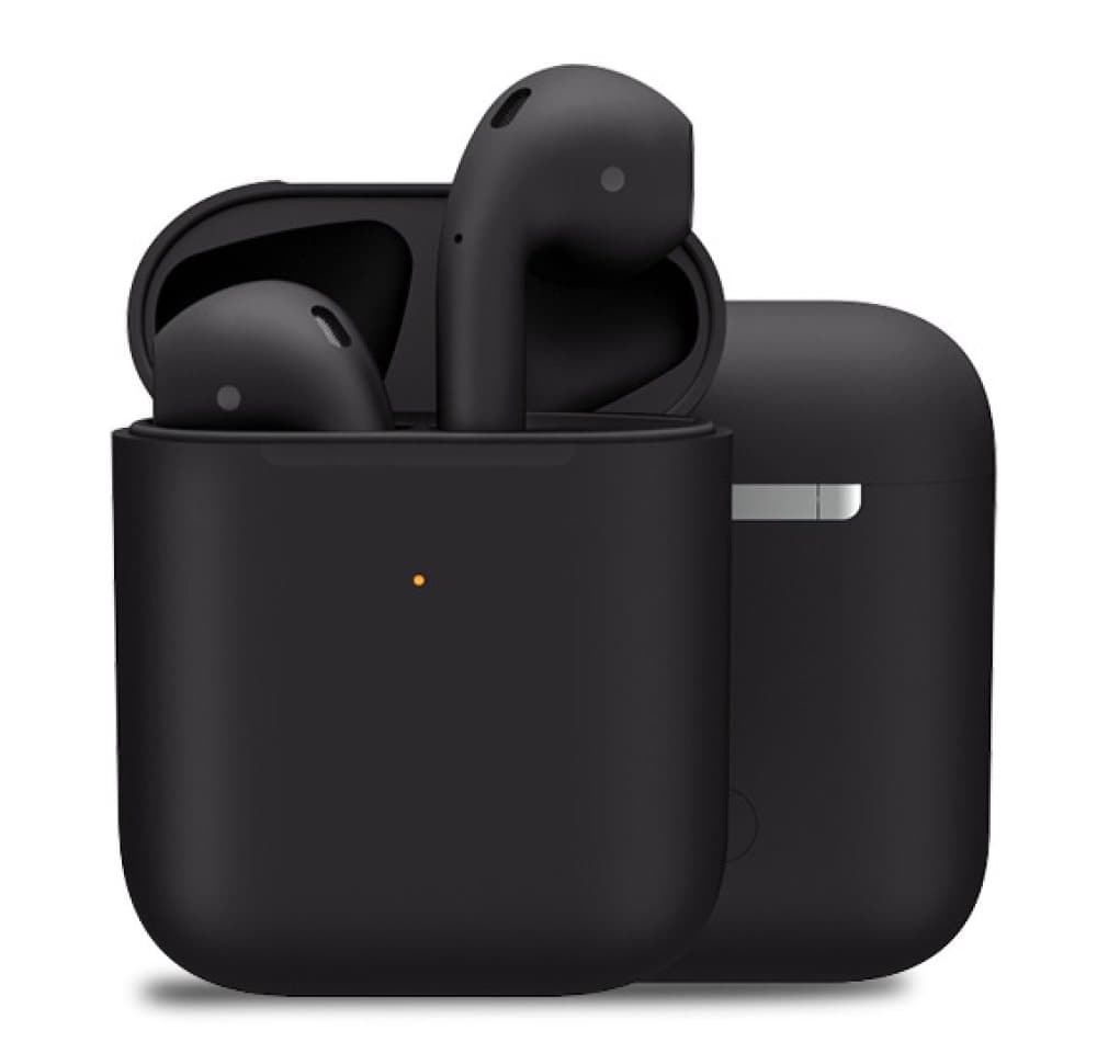 BlackPods EarPods i28 TWS Mindre Storlek - Qi ladda trådlöst