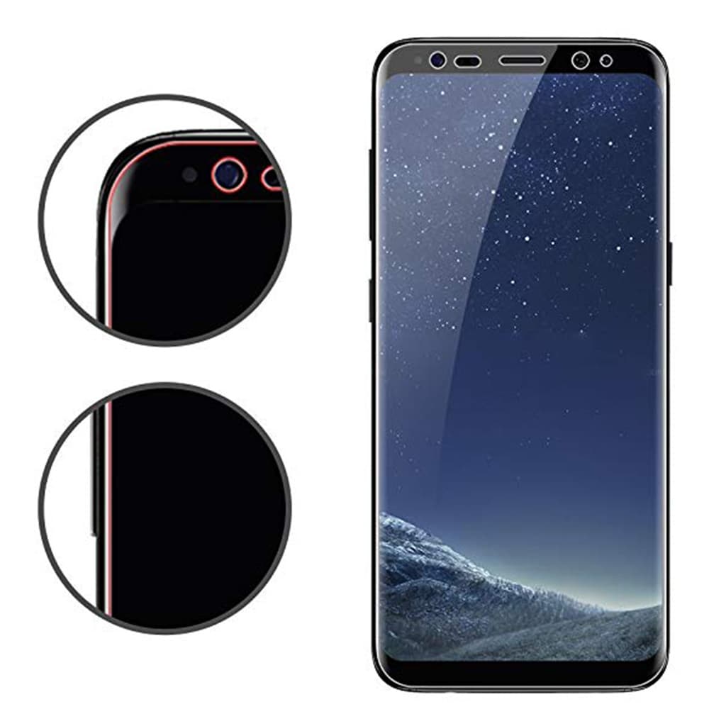 S8+ 2-PACK Skärmskydd Fram- & Baksida 9H Nano-Soft HD-Clear