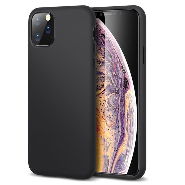 iPhone 11 Pro Ultratunn Gummibelagt Mattsvart Skal Basic™