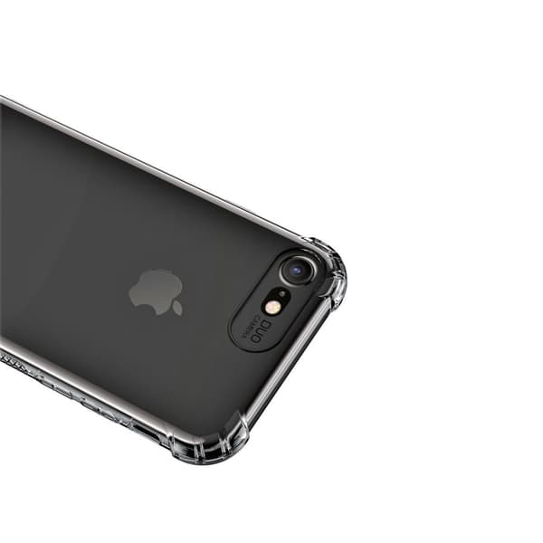 C4U® iPhone 8+ /7+ - 2-Pack iskunkestävä - ohut läpinäkyvä kotelo