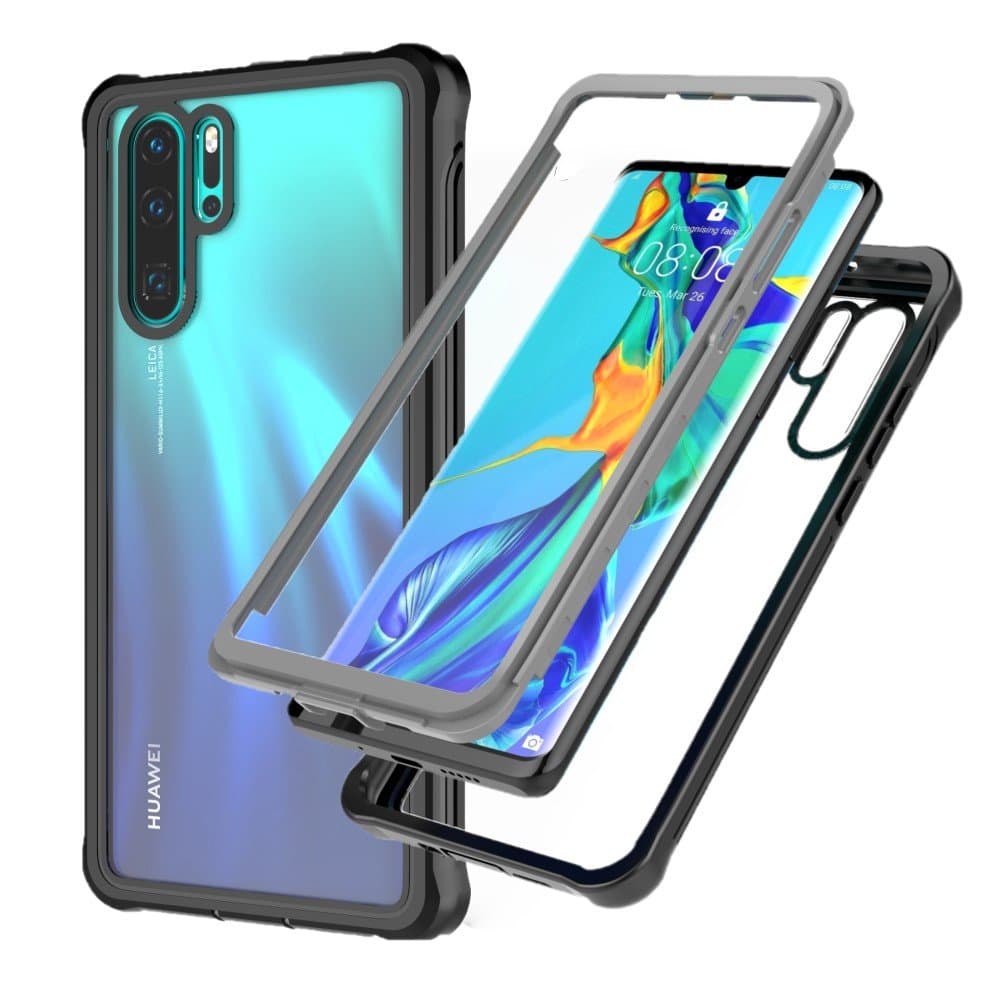 C4U® Stødfast forsvar - Huawei P30 Pro - Støddæmper Taske 3i1
