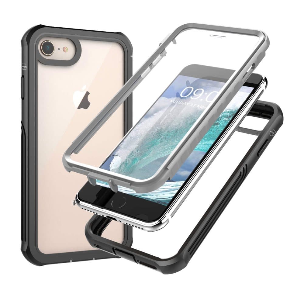 C4U® Stødfast forsvar - iPhone 8 - Støddæmper Taske 3i1