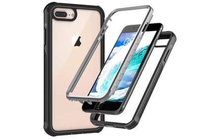 C4U® Stødfast forsvar - iPhone 8+ - Støddæmper Taske 3i1