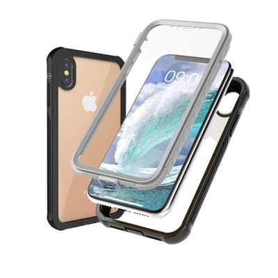 C4U® Stødfast forsvar - iPhone X / XS - Støddæmper Taske 3i1
