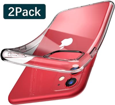 C4U® 2-pak iPhone 11 TPU-beskyttelse - Slim taske