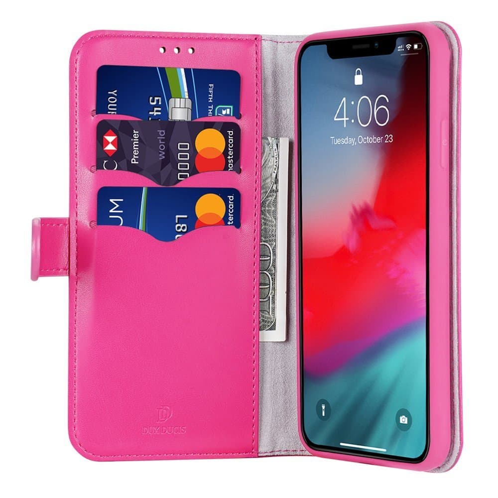 Dux Ducis Kado iPhone 11 Pro Wallet Case Plånboksfodral Rosa