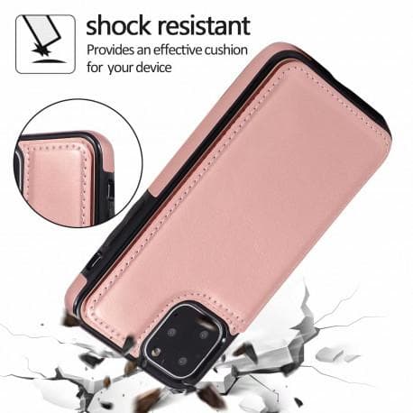 iPhone 11 Pro Max Stødsikker Cover Kortholder 3-SLOT Flippr